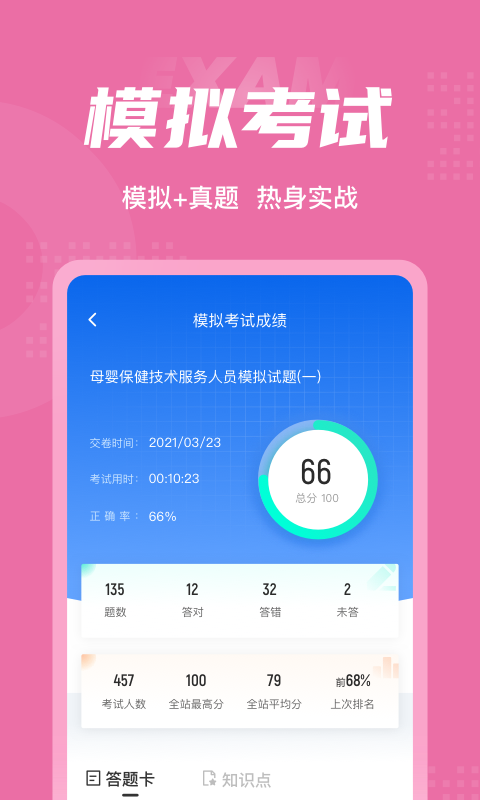 母婴保健技术服务人员考试聚题库截图4