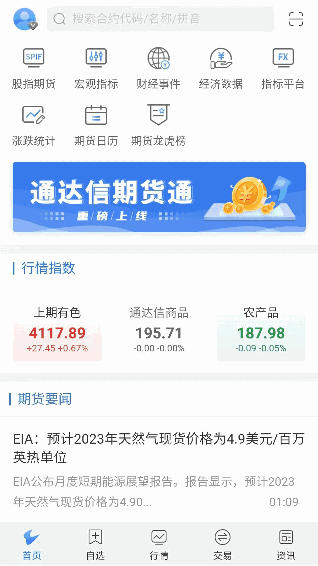 通达信期货通截图1